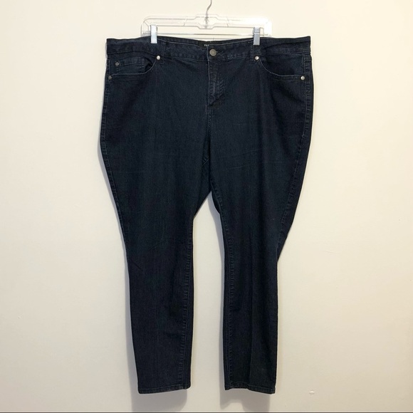 ➕ Torrid Dark Wash Skinny Jeans Women’s Plus Size 24 Short - Picture 2 of 11
